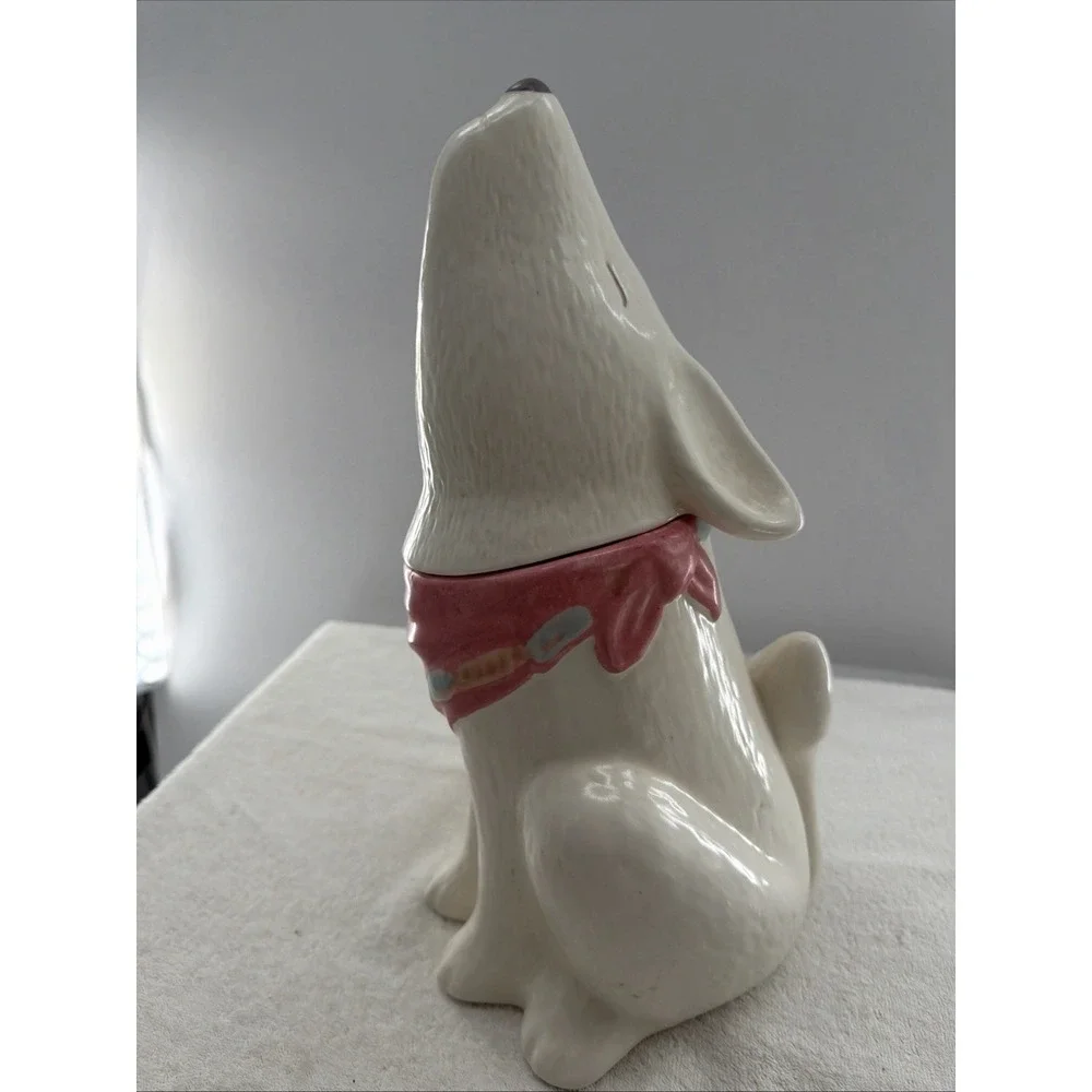 Vintage Southwest Treasure Craft Howling Coyote Prairie Dog Wolf Cookie Jar